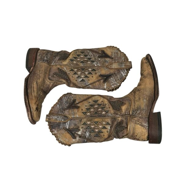 Ariat Women's Arroyo Brushed Metallic Square Toe Boots Women's Sz 6.5 B 10031431 - Picture 12 of 15